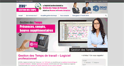 Desktop Screenshot of logiciel-gestion-des-temps.com