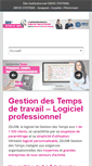 Mobile Screenshot of logiciel-gestion-des-temps.com